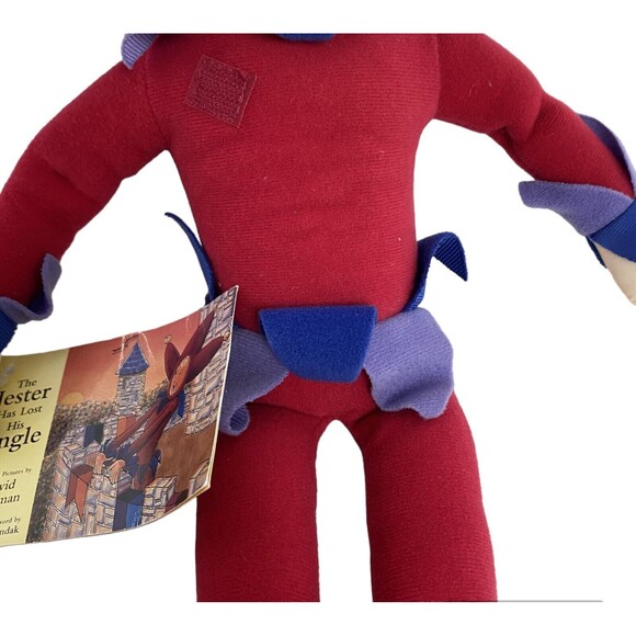 The Jester Has Lost His Jingle Plush Toy Stuffed Doll David Saltzman Kids play - Picture 6 of 14